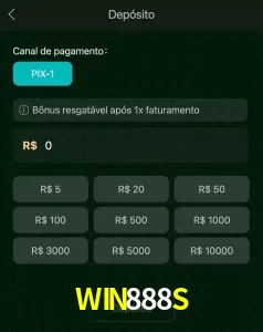 deposits WIN888S